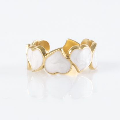 Anillo White Heart