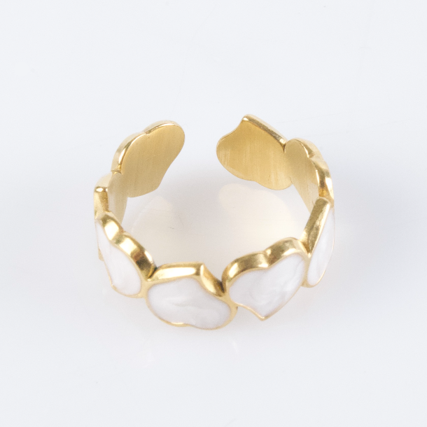 Anillo White Heart