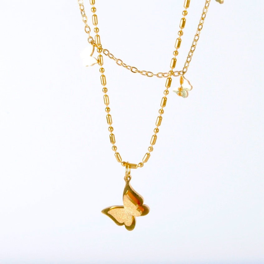 Collar Butterfly Cascade