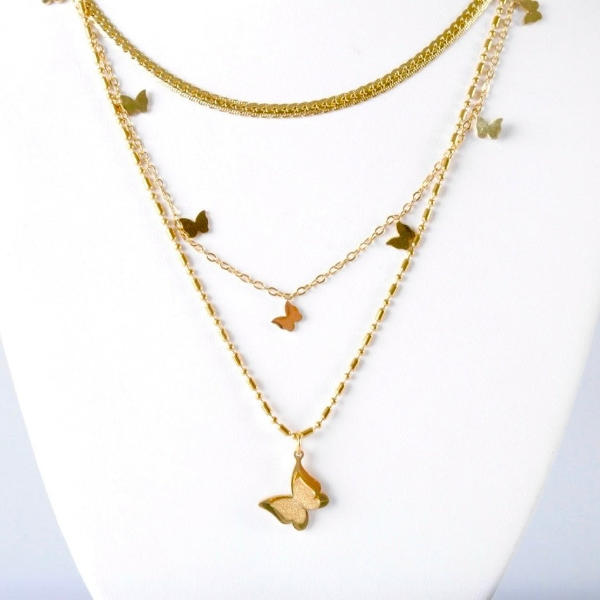 Collar Butterfly Cascade