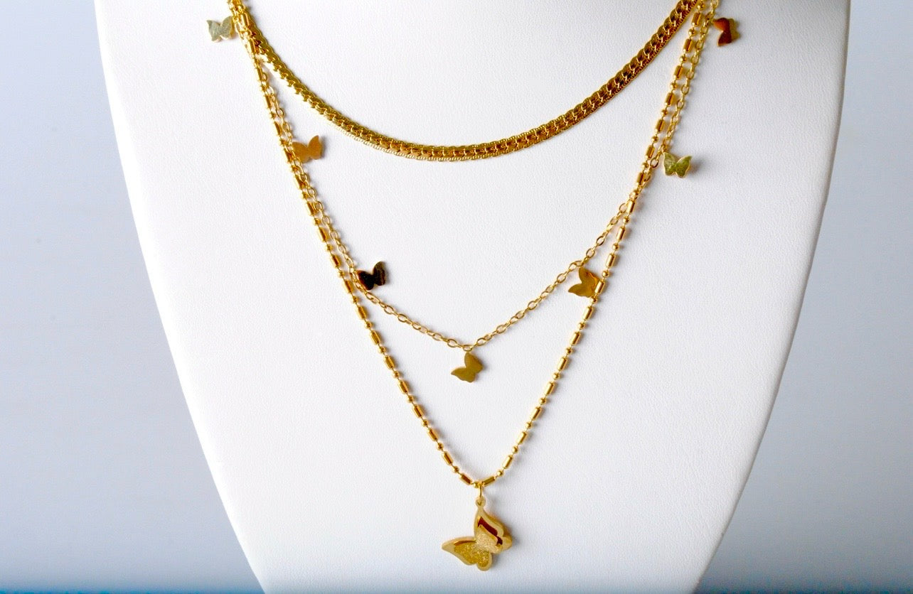 Collar Butterfly Cascade